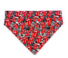 Rolling Stones Dog Bandana Over the Collar dog bandana Dog collar bandana Rock Petcollarshandmade