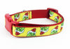 The Grinch dog collar handmade adjustable buckle collar 1"wide or leash Xmas Petcollarshandmade
