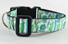 Cactus dog collar handmade 12.00 all sizes adjustable buckle collar 1"wide leash - Petcollarshandmades