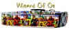 Wizard of Oz dog collar handmade adjustable buckle 1" or 5/8" wide or leash Petcollarshandmade