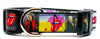 Rolling Stones dog collar Rock N Roll handmade adjustable buckle1"or 5/8"wide Petcollarshandmade