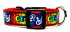 LGBT dog collar Handmade adjustable buckle collar 1" wide or leash - Petcollarshandmades