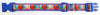 Candy Crush dog collar handmade adjustable buckle collar 1" wide or leash $6 - Petcollarshandmades