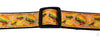 Hamburgers & Fries Dog collar handmade adjustable buckle collar 1" wide or leash - Petcollarshandmades