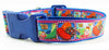 Candy Crush dog collar handmade adjustable buckle collar 1" wide or leash $6 - Petcollarshandmades