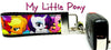 My Little Pony Key Fob Wristlet Keychain 1 1/4"wide Zipper pull Camera strap - Petcollarshandmades