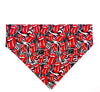 Rolling Stones Dog Bandana Over the Collar dog bandana Dog collar bandana Rock Petcollarshandmade