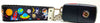 Space Key Fob Wristlet Keychain 1"wide Zipper pull Camera strap handmade - Petcollarshandmades