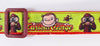 Curious George dog collar Handmade adjustable buckle collar 1"wide or leash - Petcollarshandmades