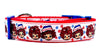 Raggedy Ann & Andy dog collar handmade adjustable buckle 1" or 5/8"wide or leash Petcollarshandmade