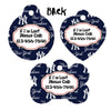 Pet ID Tag New York Yankees Personalized Custom Double Sided Pet Tag Football Petcollarshandmade