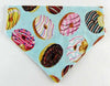 Donuts Dog Bandana, Over the Collar dog bandana, Dog collar bandana, puppy - Petcollarshandmades