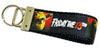 Friday The 13th Key Fob Wristlet Keychain 1 1/4"wide Zipper pull Camera strap - Petcollarshandmades