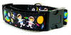 Space dog collar handmade adjustable buckle collar 1"wide or leash fabric $6 - Petcollarshandmades