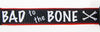 Bad To The Bone dog collar handmade adjustable buckle 1" or 5/8" wide or leash Petcollarshandmade