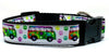 VW Bus dog collar handmade adjustable buckle collar 1" wide or leash Petcollarshandmade