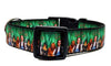 Wizard of Oz dog collar handmade adjustable buckle 1" or 5/8" wide or leash Petcollarshandmade