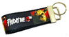 Friday The 13th Key Fob Wristlet Keychain 1 1/4"wide Zipper pull Camera strap - Petcollarshandmades