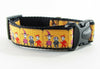 Horror dog collar handmade 12.00 all sizes adjustable buckle collar 1"wide leash - Petcollarshandmades
