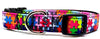 Autism Awareness dog collar handmade adjustable buckle collar 5/8" wide Petcollarshandmade