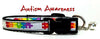 Autism Awareness cat or small dog collar 1/2"wide adjustable handmade Or leashes - Petcollarshandmades