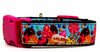 Ice Cream dog collar handmade adjustable buckle collar 1" wide or leash Petcollarshandmade