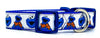 Cookie dog collar handmade adjustable buckle 1" or 5/8" wide or leash Petcollarshandmade