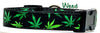 Weed Herbs dog collar handmade adjustable buckle collar 1" or 5/8" wide or leash Petcollarshandmade