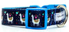 Llamas Dog collar handmade adjustable buckle collar 1" wide or leash - Petcollarshandmades