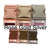 Metal Buckle add on dog collar upgrade adjustable buckle collars for 1" or 5/8" Petcollarshandmade