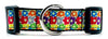 Marimekko Flowers dog collar handmade adjustable buckle collar 1" wide or leash Petcollarshandmade