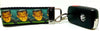 Frankenstein Key Fob Wristlet Keychain 1 1/4"wide Zipper pull Camera strap - Petcollarshandmades