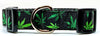 Weed Herbs dog collar handmade adjustable buckle collar 1" or 5/8" wide or leash Petcollarshandmade