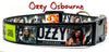Ozzy Osbourne dog collar handmade adjustable buckle 5/8"wide or leash music Petcollarshandmade
