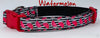 Watermelon dog collar handmade adjustable buckle collar 5/8" wide or leash - Petcollarshandmades