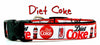 Diet Coke dog collar handmade adjustable buckle collar 1"or 5/8" wide or leash Petcollarshandmade