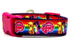 My Little Pony dog collar handmade adjustable buckle collar 1" wide or leash Petcollarshandmade