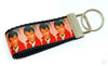 Elvis Key Fob Wristlet Keychain 1 1/4"wide Zipper pull Camera strap - Petcollarshandmades