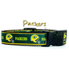 Packers Green Bay dog collar handmade adjustable buckle 1"or 5/8" wide or leash Petcollarshandmade