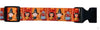 Thanksgiving dog collar Handmade adjustable buckle collar 1"or5/8" wide or leash Petcollarshandmade
