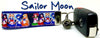 Sailor Moon Key Fob Wristlet Keychain 1"wide Zipper pull Camera strap handmade - Petcollarshandmades