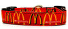 McDonald's Dog collar handmade adjustable buckle 5/8" wide or leash Petcollarshandmade