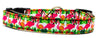 Pink Flamingo Dog collar handmade adjustable buckle 5/8" wide or leash Petcollarshandmade