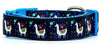 Llamas Dog collar handmade adjustable buckle collar 1" wide or leash - Petcollarshandmades