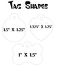 Pet ID Tag Camo Personalized Custom Double Sided Pet Tag with name & number - Petcollarshandmades