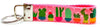 Cactus Key Fob Wristlet Keychain 1"wide Zipper pull Camera strap handmade - Petcollarshandmades