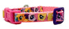 My Little Pony cat & small dog collar 1/2"wide adjustable handmade bell or leash - Petcollarshandmades