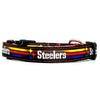 Steelers football dog collar handmade adjustable buckle 5/8" wide or leash Petcollarshandmade