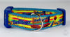 Butterfinger Candy dog collar handmade adjustable buckle collar 1"wide or leash Petcollarshandmade