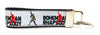 Queen Freddie Mercury Key Fob Wristlet Keychain 1"wide Zipper pull Camera strap - Petcollarshandmades